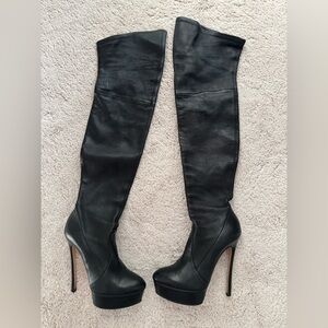 Casadei Flora Over the Knee Boots 37
